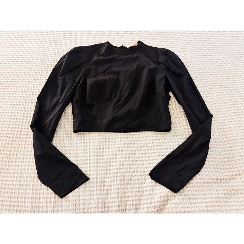 Brock Collection Long Sleeve Crop Top